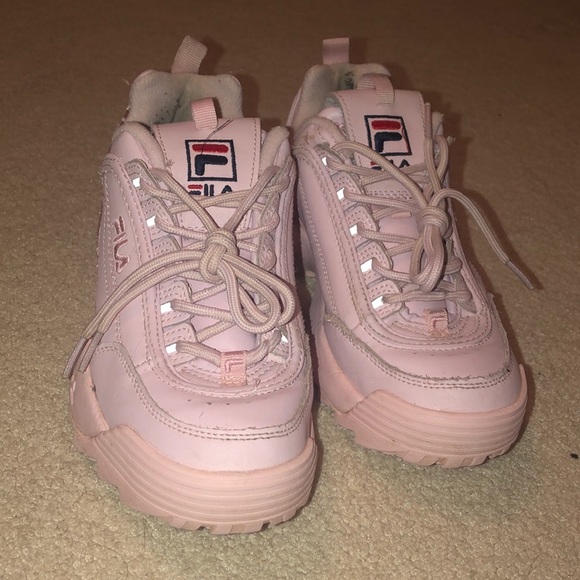 womens fila disruptor 2 rose athletic shoe